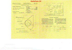 Philco-model-613-6V-BC-AC-1954- 电路原理图.pdf