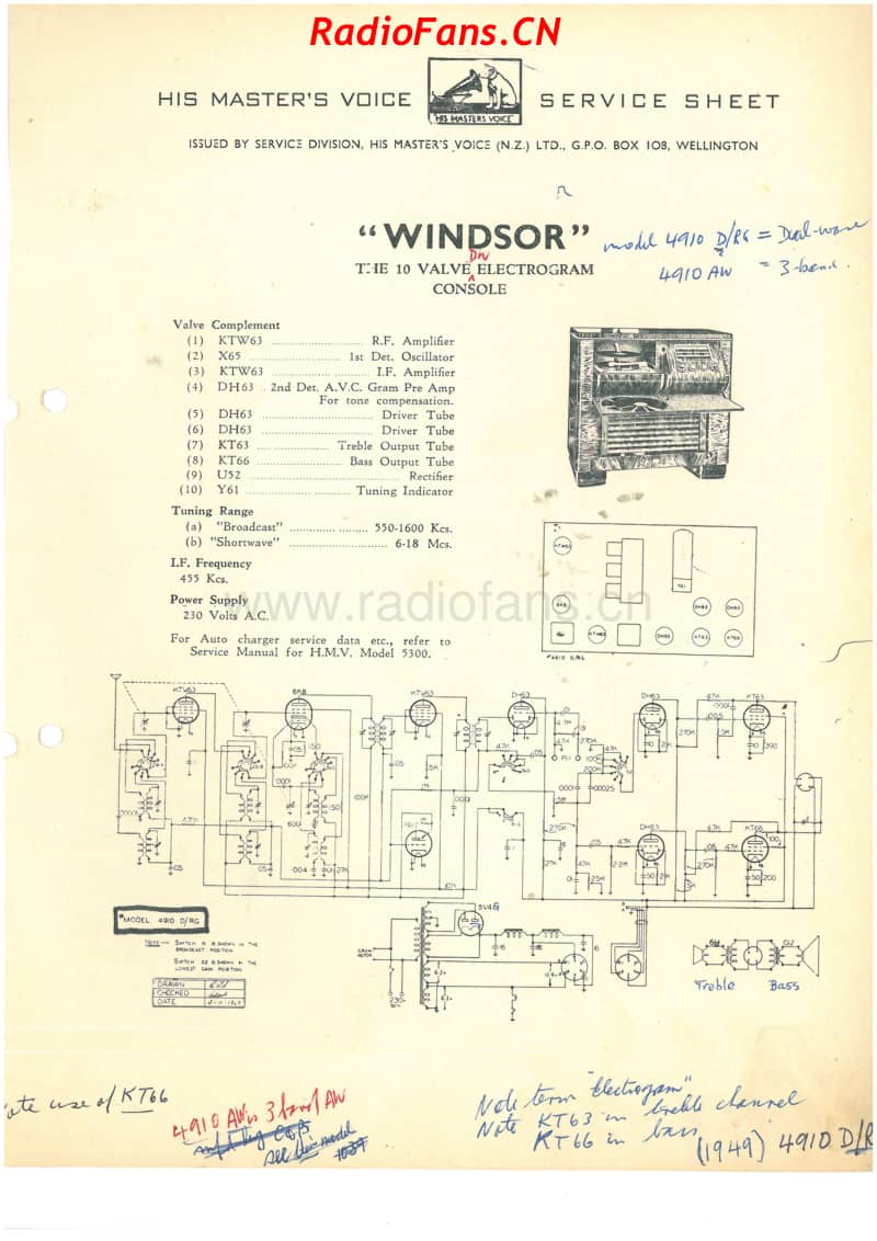 HMV-4910D-RG-9V-DW-AC-radiogram-1949 电路原理图.pdf_第1页