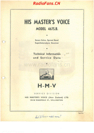 HMV-467SB-6V-BS-AC-1947 电路原理图.pdf