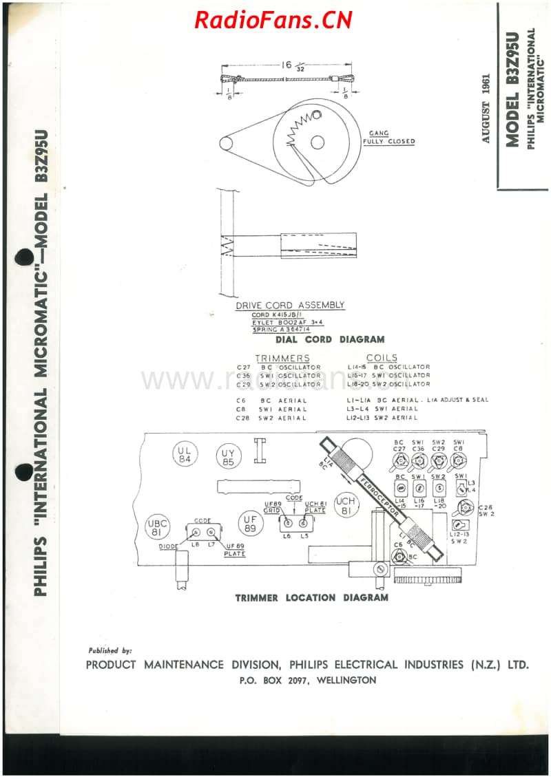 Philips-B3Z95U-International-Micromatic-Fleetwood-FL395U-5V-AW-ACDC-1961 电路原理图.pdf_第3页