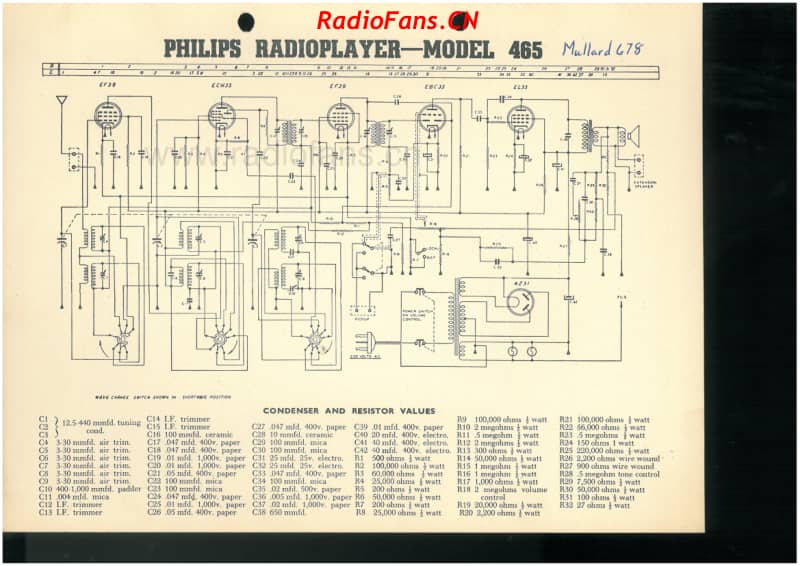 Philips-465-Mullard-678-6V-DW-AC-19xx 电路原理图.pdf_第1页