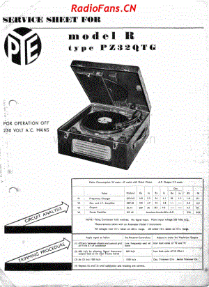 pye-pz32qtg-model-r-record-player 电路原理图.pdf