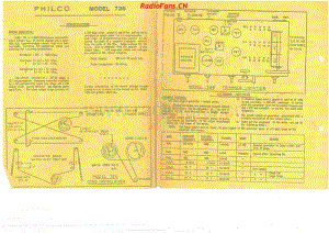 Philco-model-736-radiogram-7V-AW-AC-1951- 电路原理图.pdf