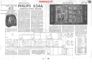 Philips-634A-Trader-service-sheet-revised-1943 电路原理图.pdf