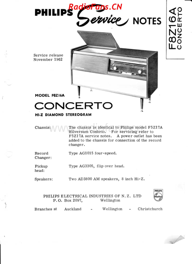 philips-f8z16a-concerto-radiogram-1962 电路原理图.pdf_第1页