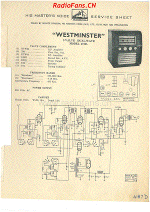 HMV-487D-Westminster-6V-DW-AC-1948 电路原理图.pdf