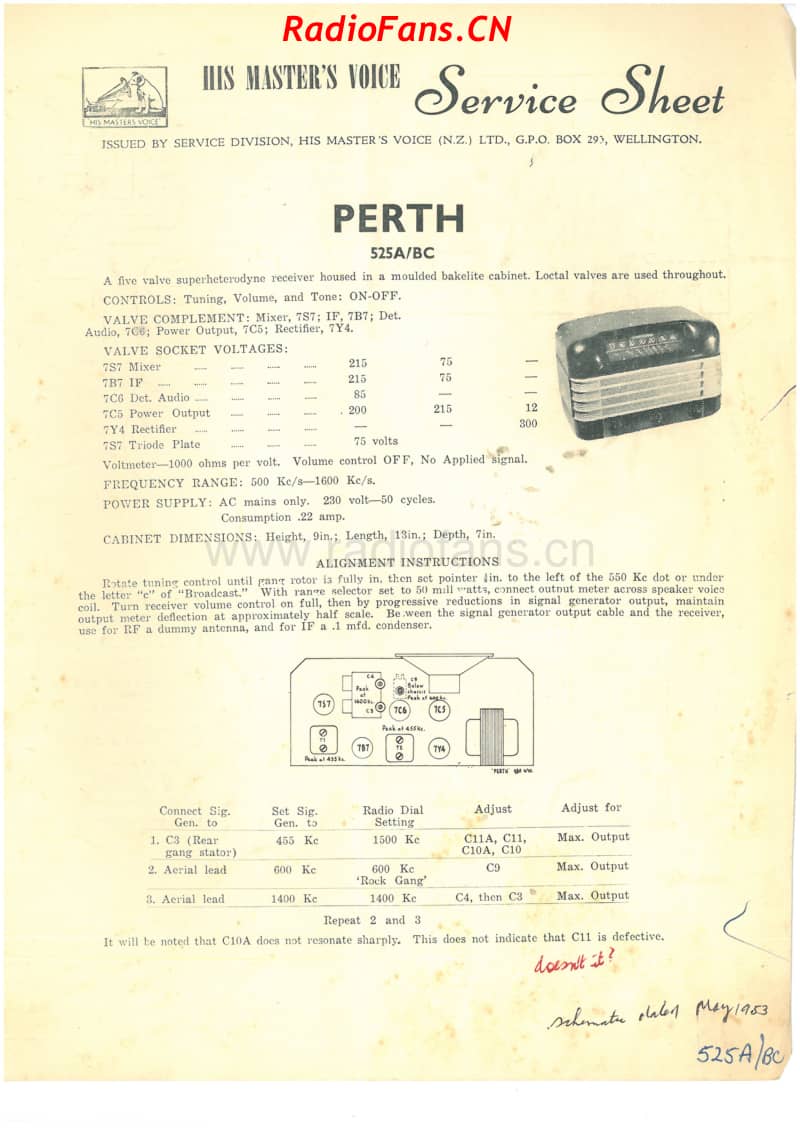 HMV-525A-BC-Perth-5V-BC-AC-1953 电路原理图.pdf_第1页