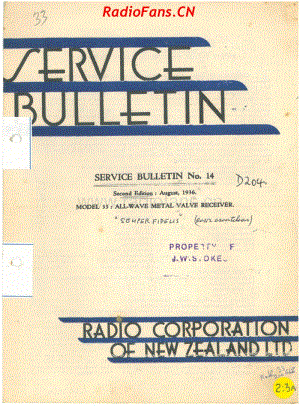 RCNZ-model-33-7V-AW-AC-2nd-edition-1936 电路原理图.pdf