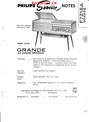 Philips-F7Z18A-Grande-stereo-radiogram-1963 电路原理图.pdf