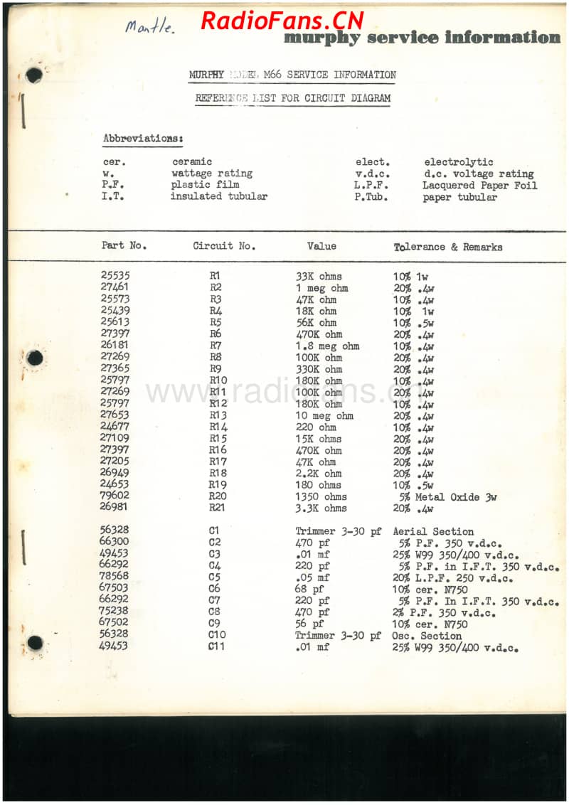 Murphy-M66-5V-BC-AC-1960 电路原理图.pdf_第1页
