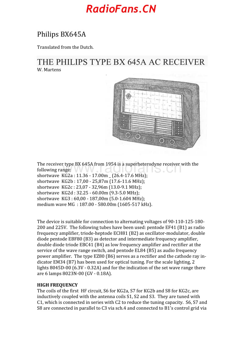 philips-bx645a-translated-from-dutch 电路原理图.pdf_第1页
