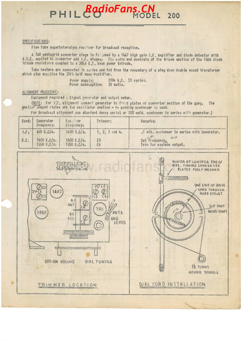 Philco-model-200-5V-BC-AC-1947 电路原理图.pdf_第1页