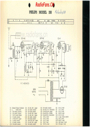 Philips-208-Mullard-420-420A-4V-BC-AC-19xx 电路原理图.pdf
