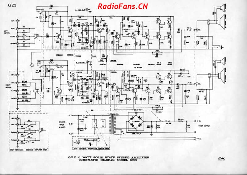 gec-model-g905-solid-state-stereo-amp 电路原理图.pdf_第1页