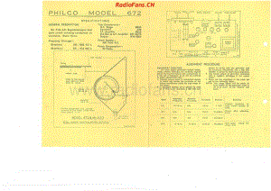 Philco-model-672-6V-DW-AC-1954- 电路原理图.pdf