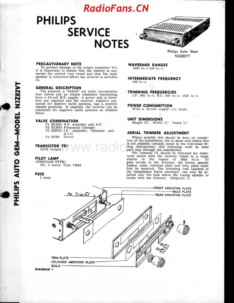 Philips-N3Z82VT-Auto-Gem-car-radio 电路原理图.pdf_第1页