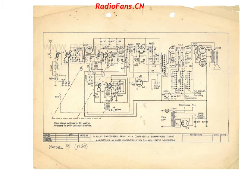 RCNZ-model-91-7V-PP-AC-1950 电路原理图.pdf_第1页