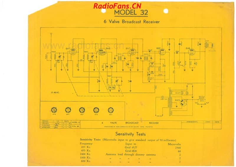 RCNZ-model-32-6V-BC-AC-1948-50 电路原理图.pdf_第2页