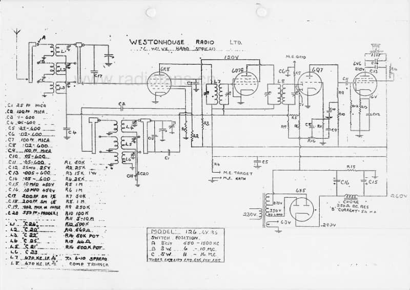 Westco-model-126-5V-BS-AC-19xx 电路原理图.pdf_第1页