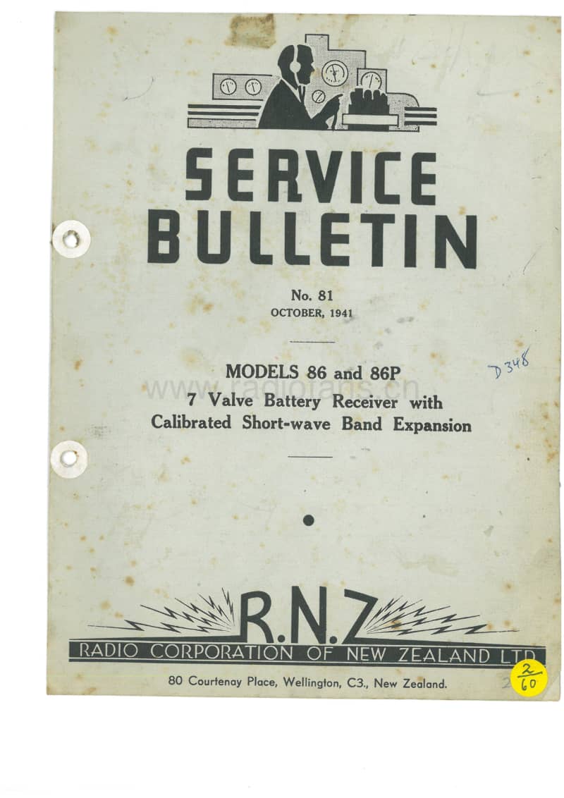 RCNZ-model-8686P-6V-Bandspread-Battery-1941 电路原理图.pdf_第1页