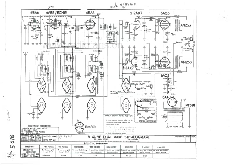 RCNZ-model-810810S-7V-DW-AC-1958-59 电路原理图.pdf_第2页