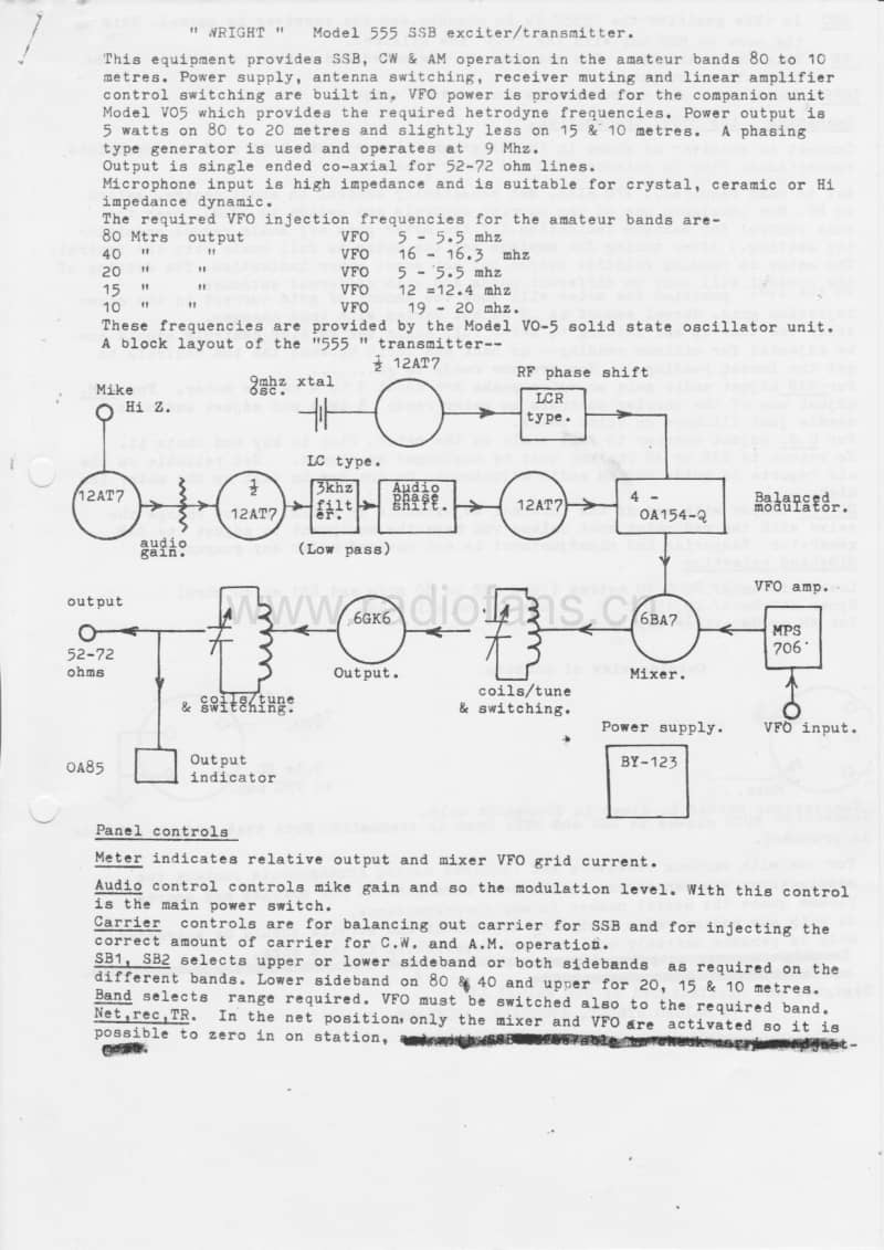 Wright-model-555-SSB-exciter-transmitter 电路原理图.pdf_第1页