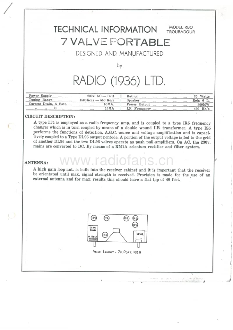 RL-RBO-6V-BC-AC-bat-1954 电路原理图.pdf_第1页