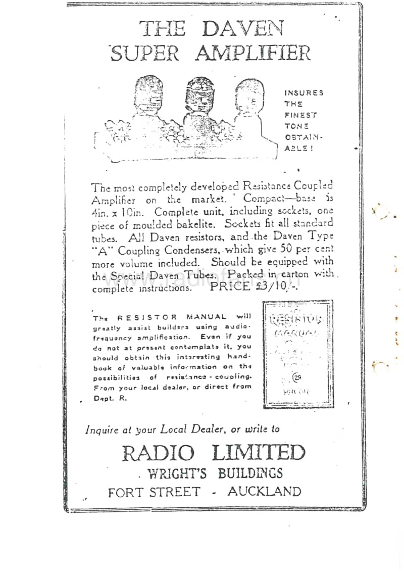 RL-Daven-Super-Amplifier-1925 电路原理图.pdf_第1页