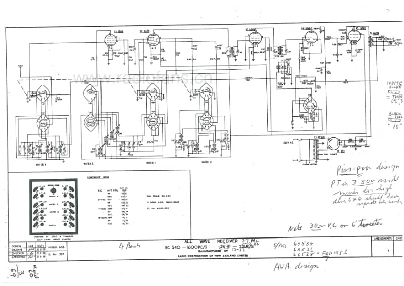 RCNZ-model-606-6V-AW-AC-1956 电路原理图.pdf_第1页