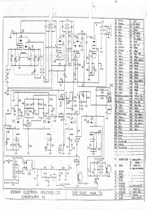 Stewart-Starline-model-TD1-8V-tape-radio 电路原理图.pdf