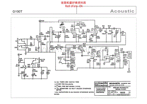 Acoustic_g100t 电路图 维修原理图.pdf