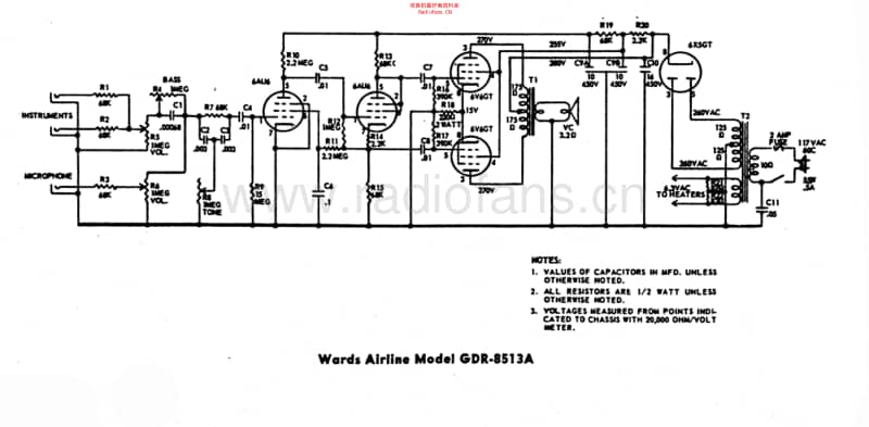 Airline_wards_gdr_8513a 电路图 维修原理图.pdf_第1页