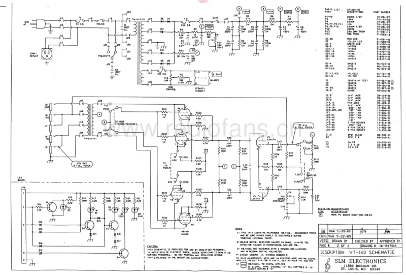Ampeg_vt120 电路图 维修原理图.pdf_第2页