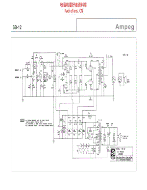 Ampeg_sb12_1 电路图 维修原理图.pdf