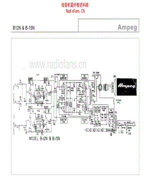 Ampeg_b12n_b15n 电路图 维修原理图.pdf