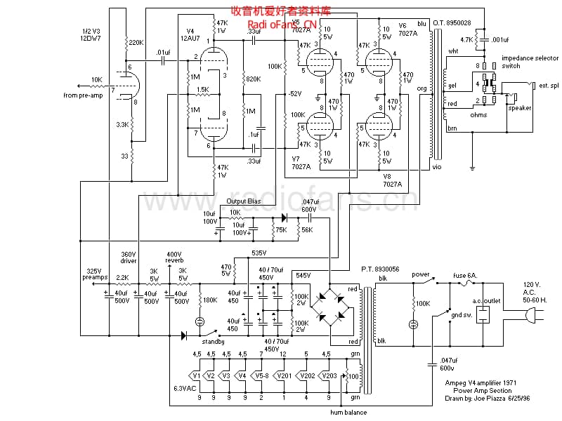 Ampeg_v4poweramp 电路图 维修原理图.pdf_第1页