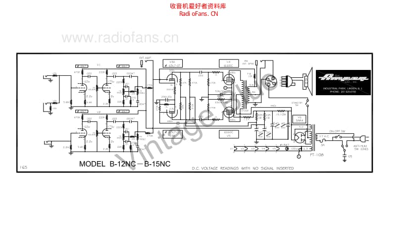 Ampeg_b15nc_schematic_1_65 电路图 维修原理图.pdf_第1页