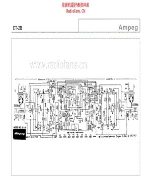 Ampeg_et2b 电路图 维修原理图.pdf