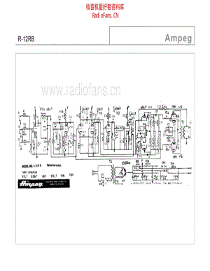 Ampeg_r12rb 电路图 维修原理图.pdf