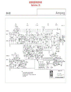 Ampeg_gv22 电路图 维修原理图.pdf