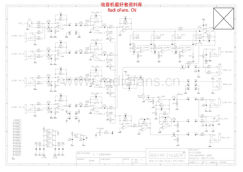Behringer_kx1200 电路图 维修原理图.pdf_第1页