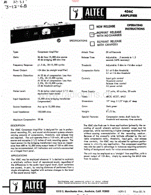 Altec_436c_compressor 电路图 维修原理图.pdf