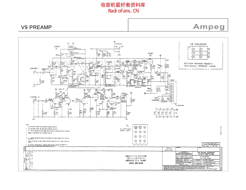 Ampeg_v9preamp 电路图 维修原理图.pdf_第1页