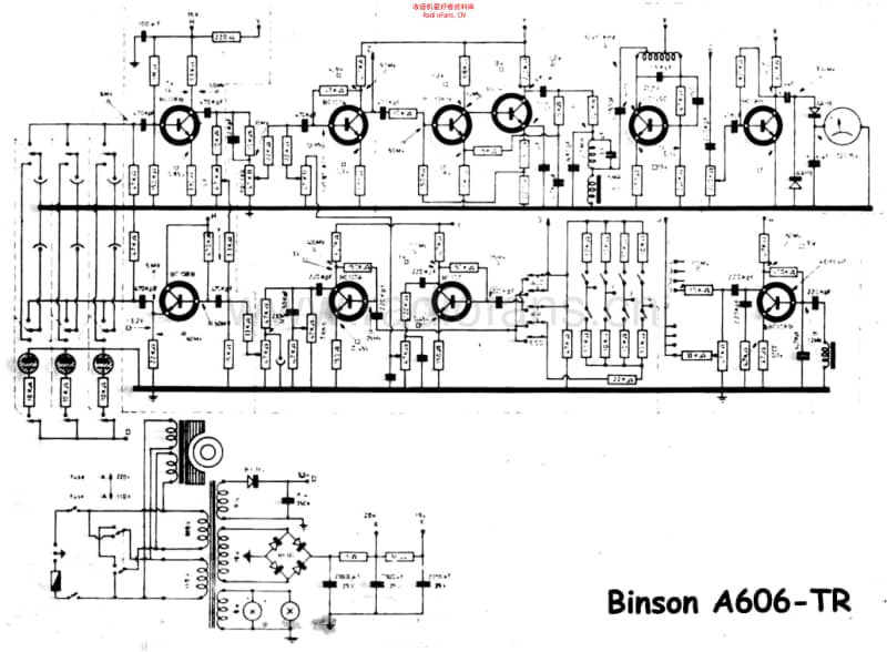 Binson_a606tr_echorec 电路图 维修原理图.pdf_第1页