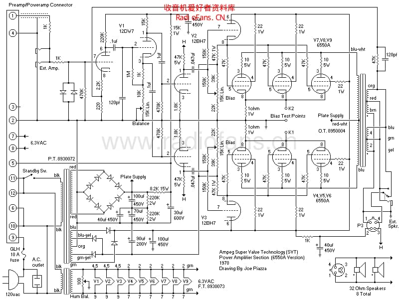 Ampeg_svtpoweramp6550a 电路图 维修原理图.pdf_第1页