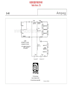 Ampeg_sb48 电路图 维修原理图.pdf