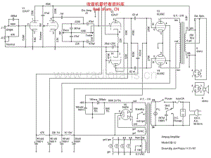 Ampeg_sb12_portaflex 电路图 维修原理图.pdf