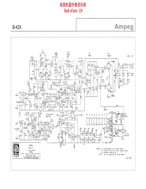 Ampeg_b42x 电路图 维修原理图.pdf