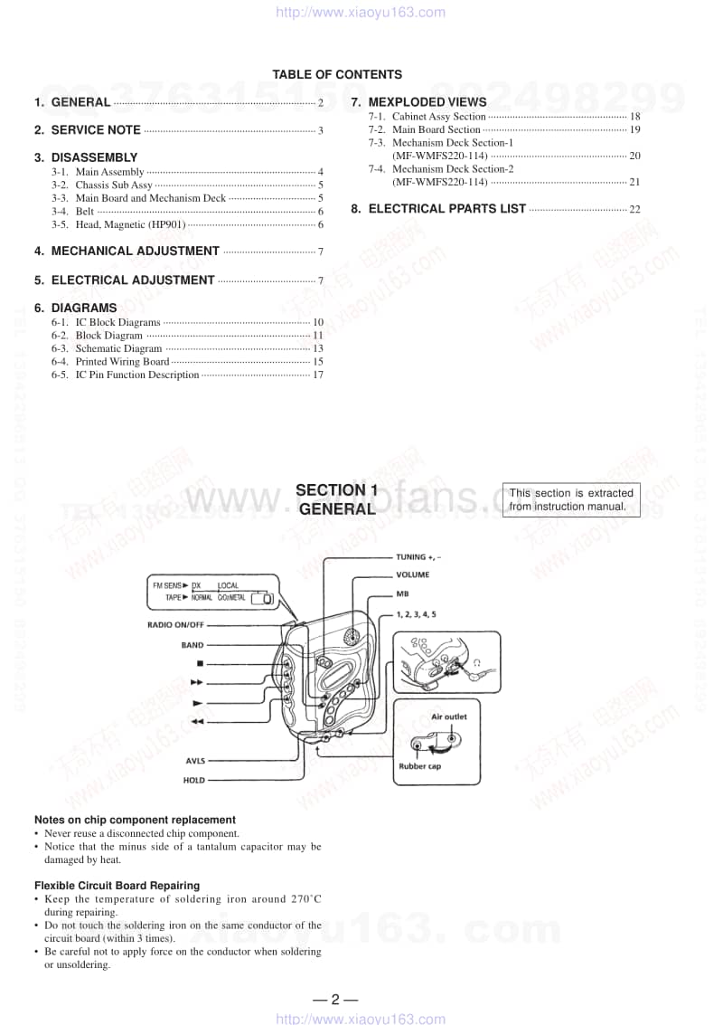 索尼SONY WM-FS220电路图.pdf_第2页