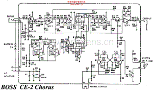 Boss_ce2_chorus 电路图 维修原理图.pdf
